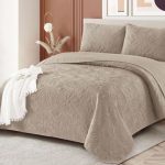 Cobertor color verde grisaceo